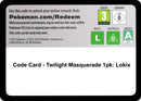 Image for Code Card - Twilight Masquerade Single Pack Blister [Lokix] (SV06: Twilight Masquerade) - Pokemon