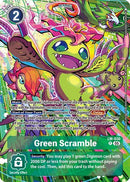 Image for Green Scramble (Alternate Art) (LM-030 P) (Starter Deck 21: Hero of Hope) (ST-21) - Digimon Card Game