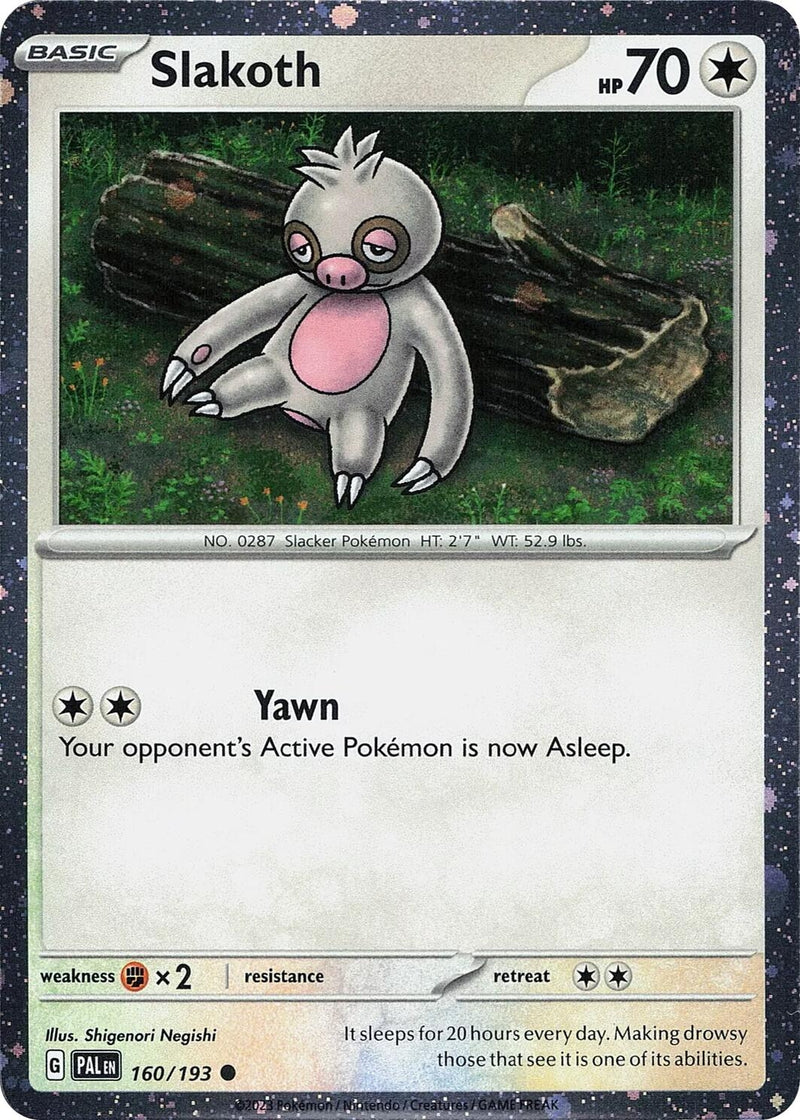 Image for Slakoth (Cosmos Holo) (160/193) (Miscellaneous Cards & Products) - Pokemon