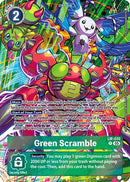 Image for Green Scramble (Alternate Art) (LM-030 P) (Starter Deck 20: Protector of Light) (ST-20) - Digimon Card Game