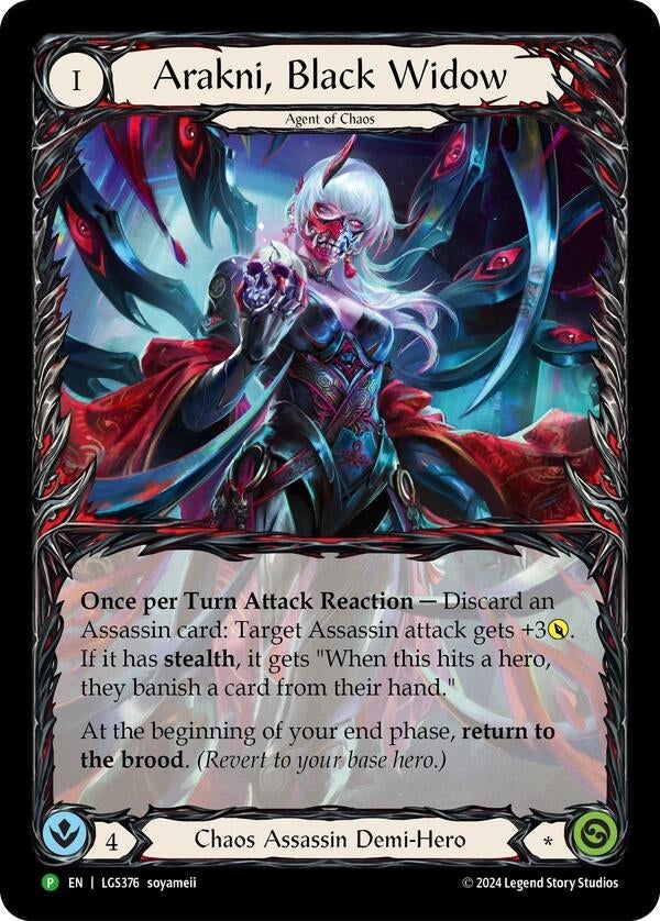 Image for Arakni, Black Widow (Extended Art) (LGS376) [PR]