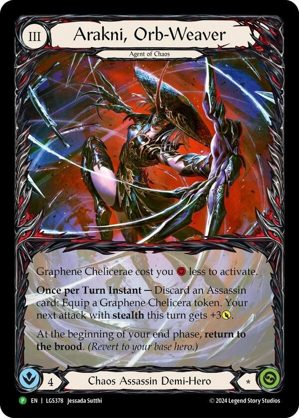 Image for Arakni, Orb-Weaver (Extended Art) (LGS378) [PR]