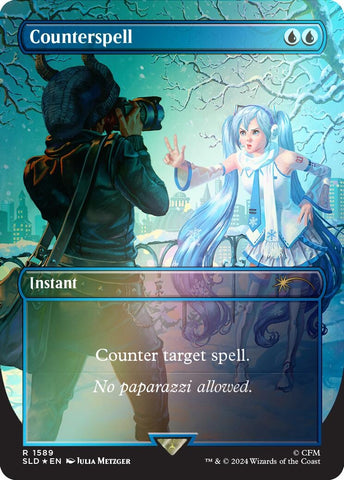 Image for Counterspell (1589) (Rainbow Foil) (1589) [SLD]