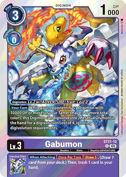 Image for Gabumon (ST21-10 R) (Starter Deck 21: Hero of Hope) (ST-21) - Digimon Card Game