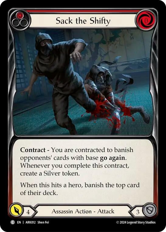 Image for Sack the Shifty (Red) (ARK012)