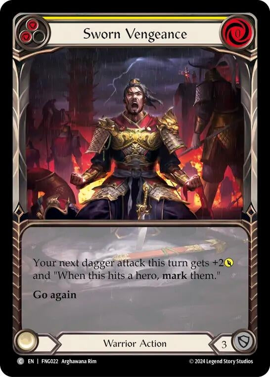 Image for Sworn Vengeance (Yellow) (Extended Art) (FNG022)