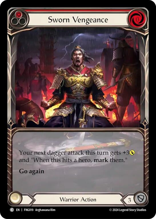 Image for Sworn Vengeance (Red) (Extended Art) (FNG019)