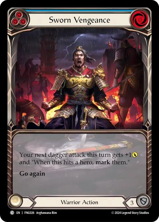 Image for Sworn Vengeance (Blue) (Extended Art) (FNG026)