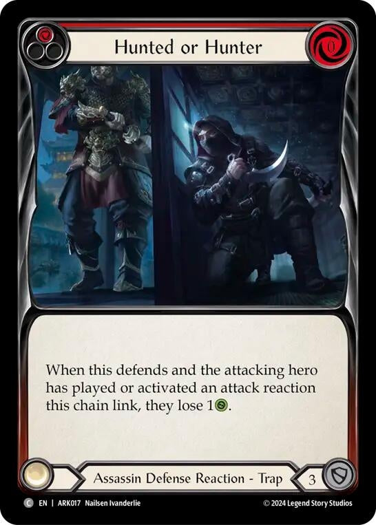 Image for Hunted or Hunter (Red) (ARK017)