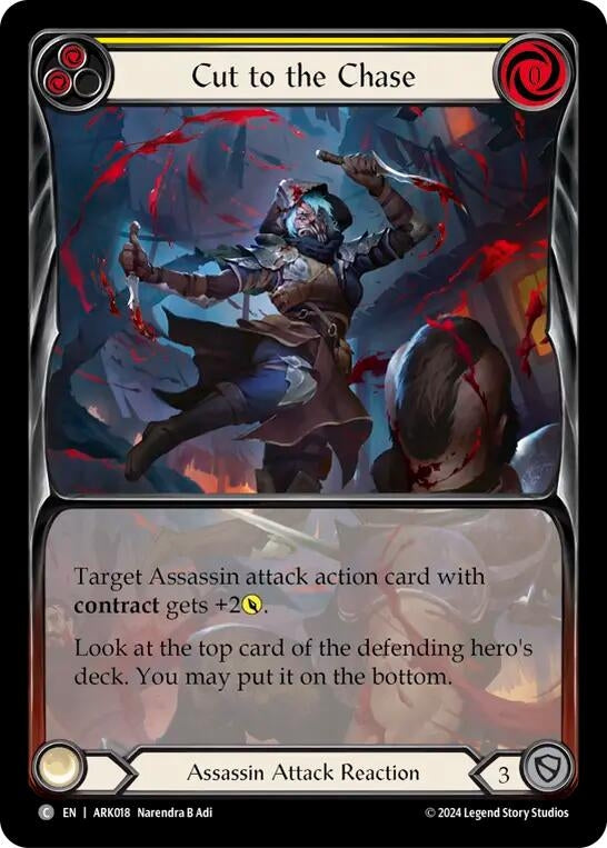 Image for Cut to the Chase (Yellow) (Extended Art) (ARK018)