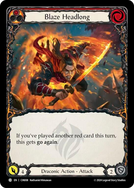 Image for Blaze Headlong (Red) (CIN008)