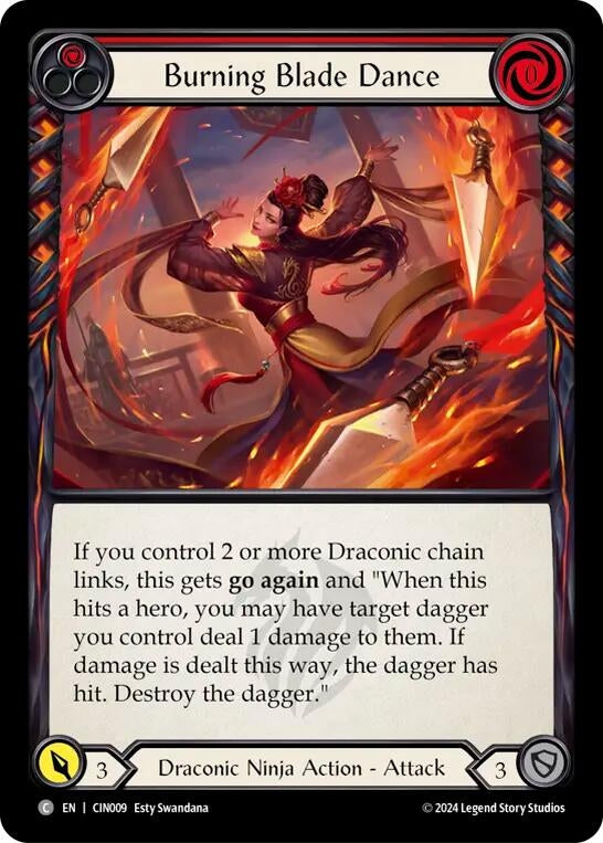 Image for Burning Blade Dance (Red) (CIN009)
