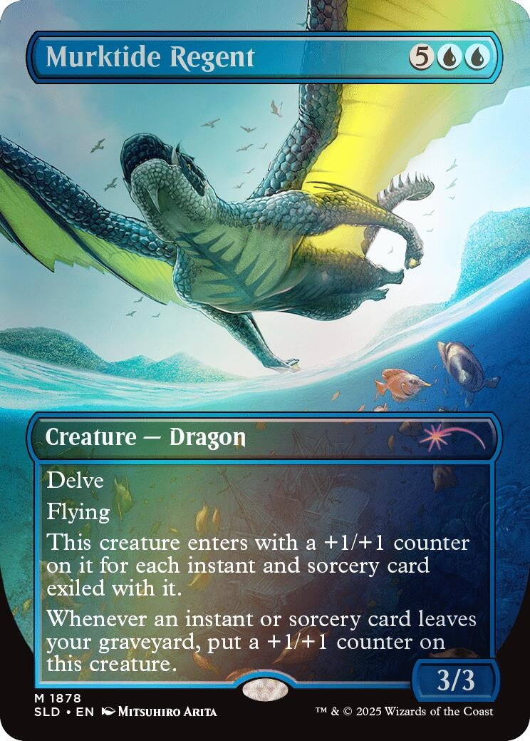 Image for Murktide Regent (Rainbow Foil) (1878) [SLD]