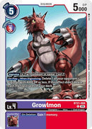 Image for Growlmon (BT21-068 C) (World Convergence) (BT-21) - Digimon Card Game