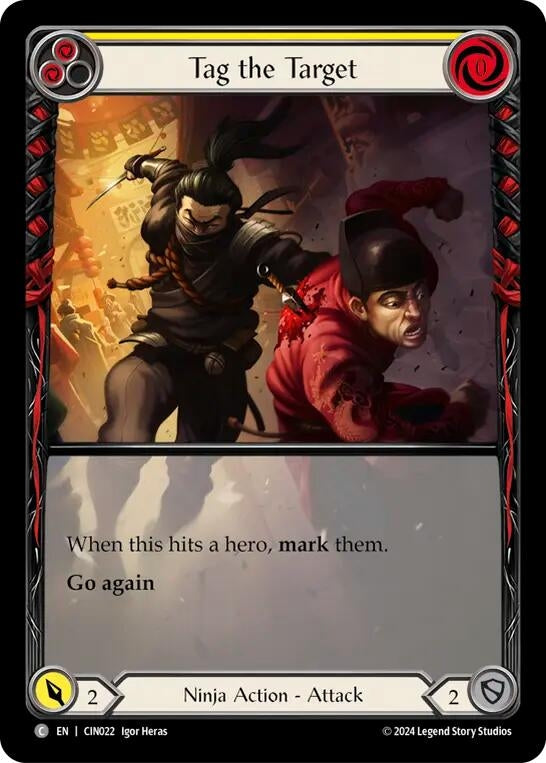 Image for Tag the Target (Yellow) (Extended Art) (CIN022)