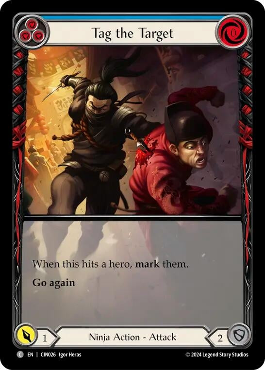 Image for Tag the Target (Blue) (Extended Art) (CIN026)