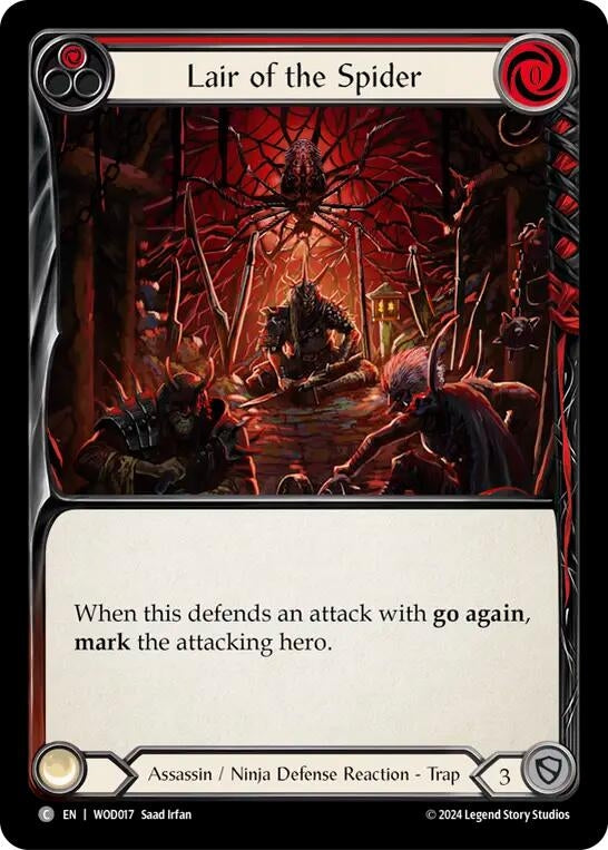 Image for Lair of the Spider (Red) (WOD017)