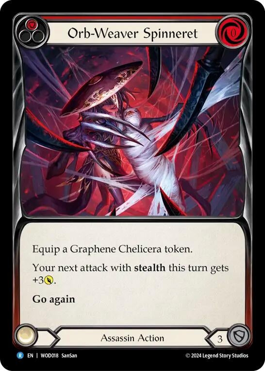 Image for Orb-Weaver Spinneret (Red) (WOD018)