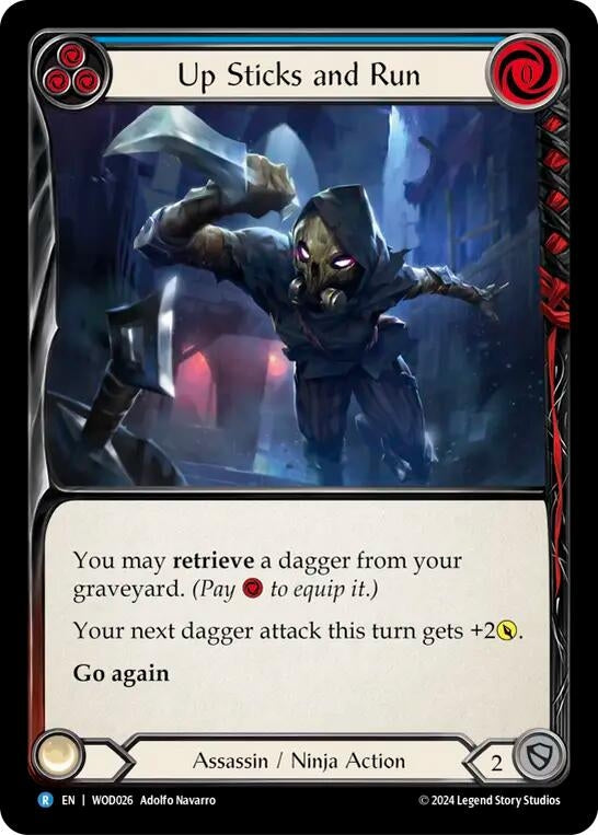 Image for Up Sticks and Run (Blue) (WOD026)