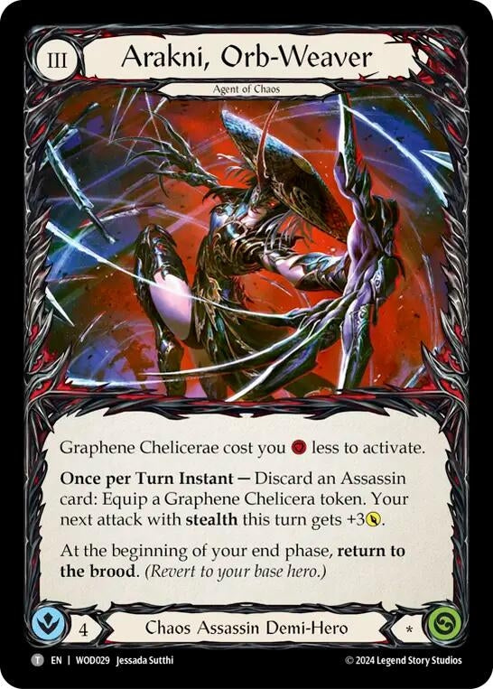 Image for Arakni, Orb-Weaver // Arakni, Redback (WOD029//WOD030)