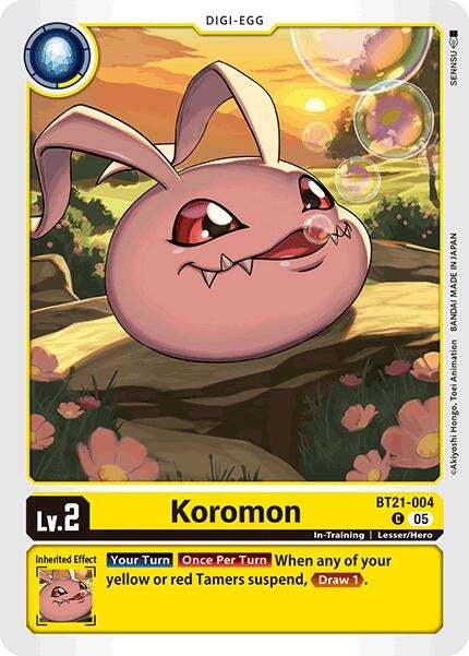 Image for Koromon (BT21-004 C) (World Convergence) (BT-21) - Digimon Card Game