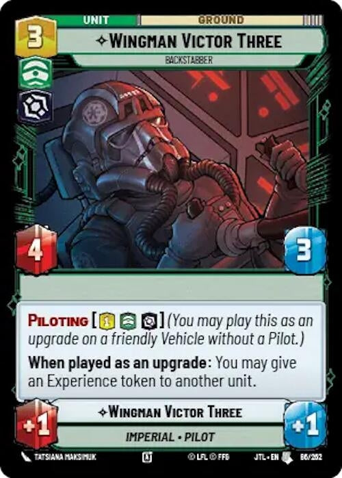 Image for Wingman Victor Three - Backstabber (086/257) [Jump to Lightspeed]