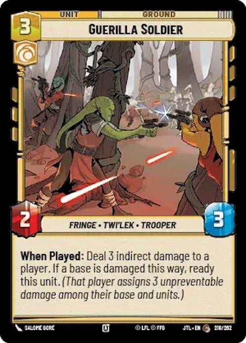 Image for Guerilla Soldier (218/257) [Jump to Lightspeed]