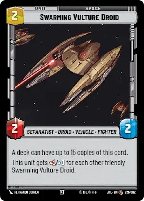 Image for Swarming Vulture Droid (256/257) [Jump to Lightspeed]