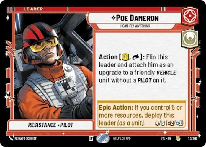 Image for Poe Dameron - I Can Fly Anything (013/257) [Jump to Lightspeed]