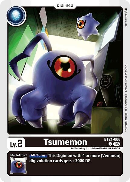 Image for Tsumemon (BT21-006 C) (World Convergence) (BT-21) - Digimon Card Game