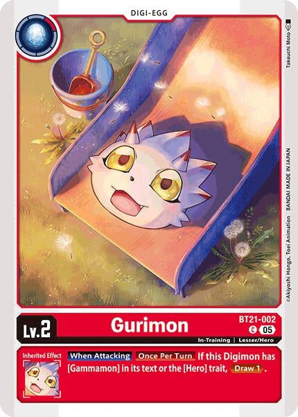 Image for Gurimon (BT21-002 C) (World Convergence) (BT-21) - Digimon Card Game