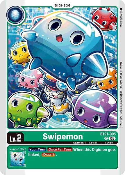 Image for Swipemon (BT21-005 C) (World Convergence) (BT-21) - Digimon Card Game