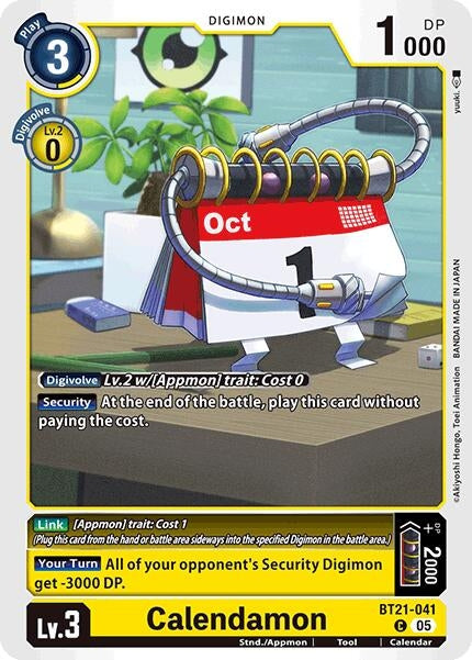 Image for Calendamon (BT21-041 C) (World Convergence) (BT-21) - Digimon Card Game