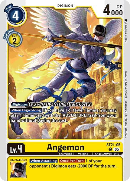 Image for Angemon (ST21-05 C) (Starter Deck 21: Hero of Hope) (ST-21) - Digimon Card Game