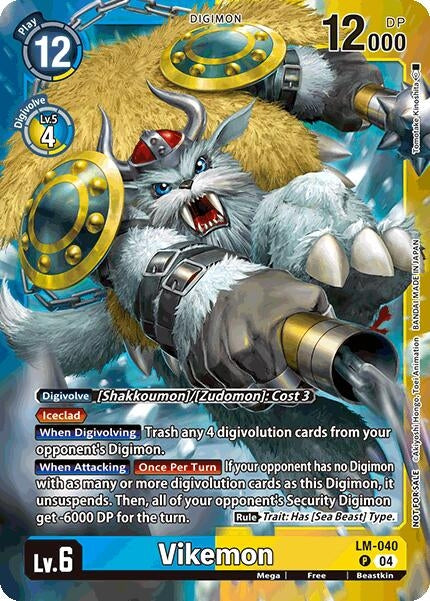 Image for Vikemon (Limited Card Pack) (LM-040 P) (World Convergence) (BT-21) - Digimon Card Game