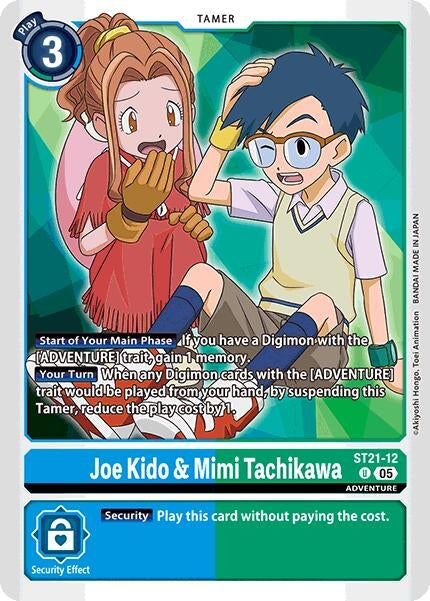Image for Joe Kido & Mimi Tachikawa (ST21-12 U) (Starter Deck 21: Hero of Hope) (ST-21) - Digimon Card Game
