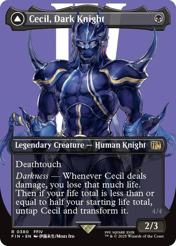 Image for Cecil, Dark Knight // Cecil, Redeemed Paladin (Borderless) (380) [FIN]