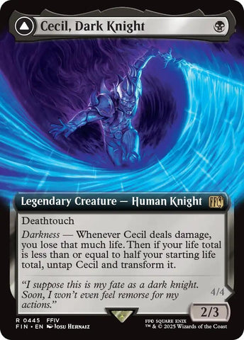 Image for Cecil, Dark Knight // Cecil, Redeemed Paladin (Extended Art) (445) [FIN]