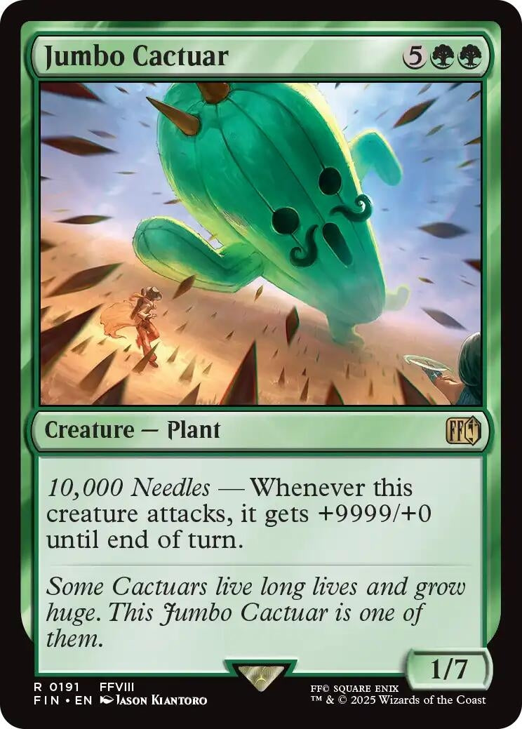 Image for Jumbo Cactuar (191) [FIN]