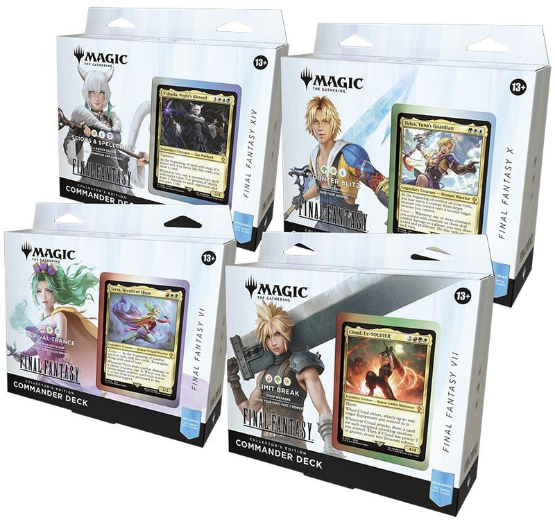 Image for FINAL FANTASY Commander Deck: Collector's Edition Display [FIC]
