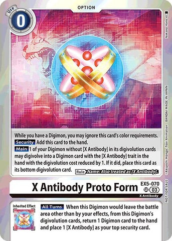 Image for X Antibody Proto Form (Special Event Pack 2025) (EX5-070 SR)