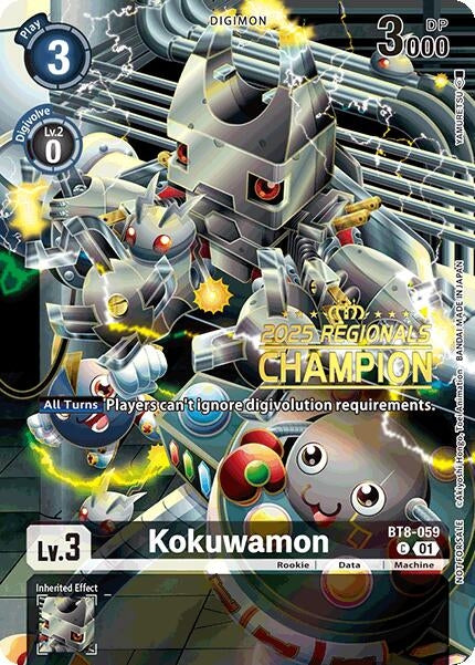 Image for Kokuwamon (2025 Regionals Champion) (BT8-059 C)