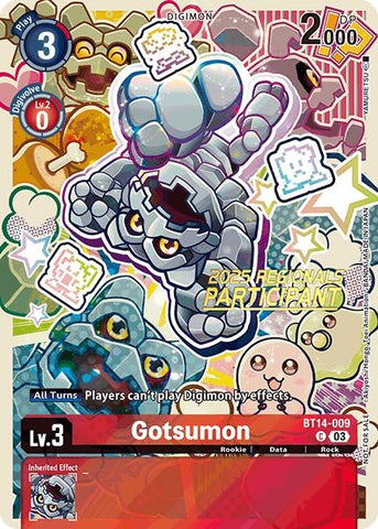 Image for Gotsumon (2025 Regionals Participant) (BT14-009 C)