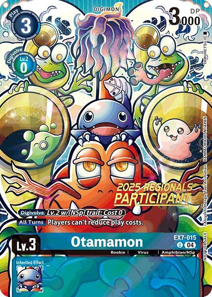 Image for Otamamon (2025 Regionals Participant) (EX7-015 U)