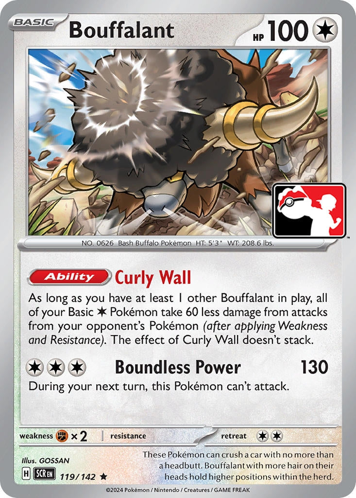Image for Bouffalant (119/142) (Prize Pack Series Cards) - Pokemon