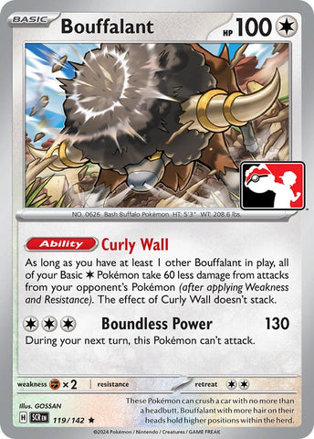 Image for Bouffalant (119/142) (Prize Pack Series Cards) - Pokemon