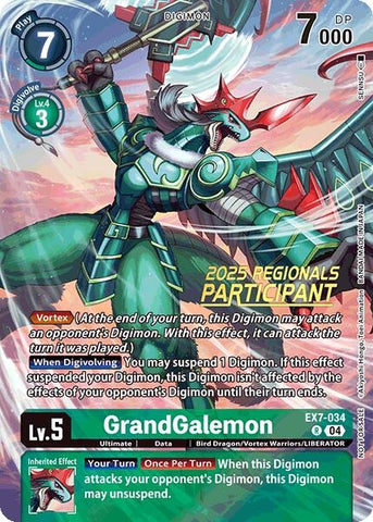 Image for GrandGalemon (2025 Regionals Participant) (EX7-034 R)