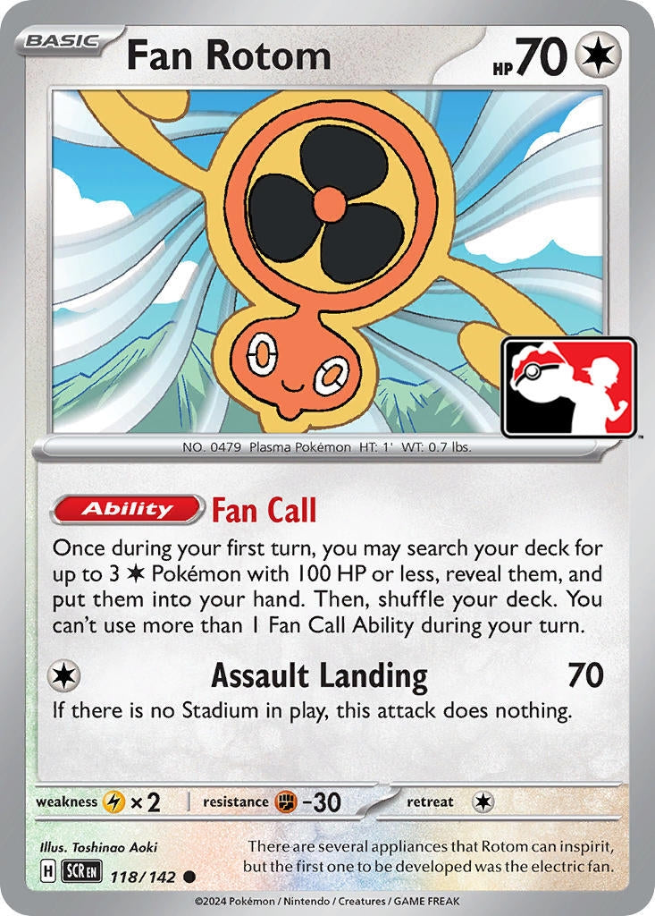 Image for Fan Rotom (118/142) (Prize Pack Series Cards) - Pokemon