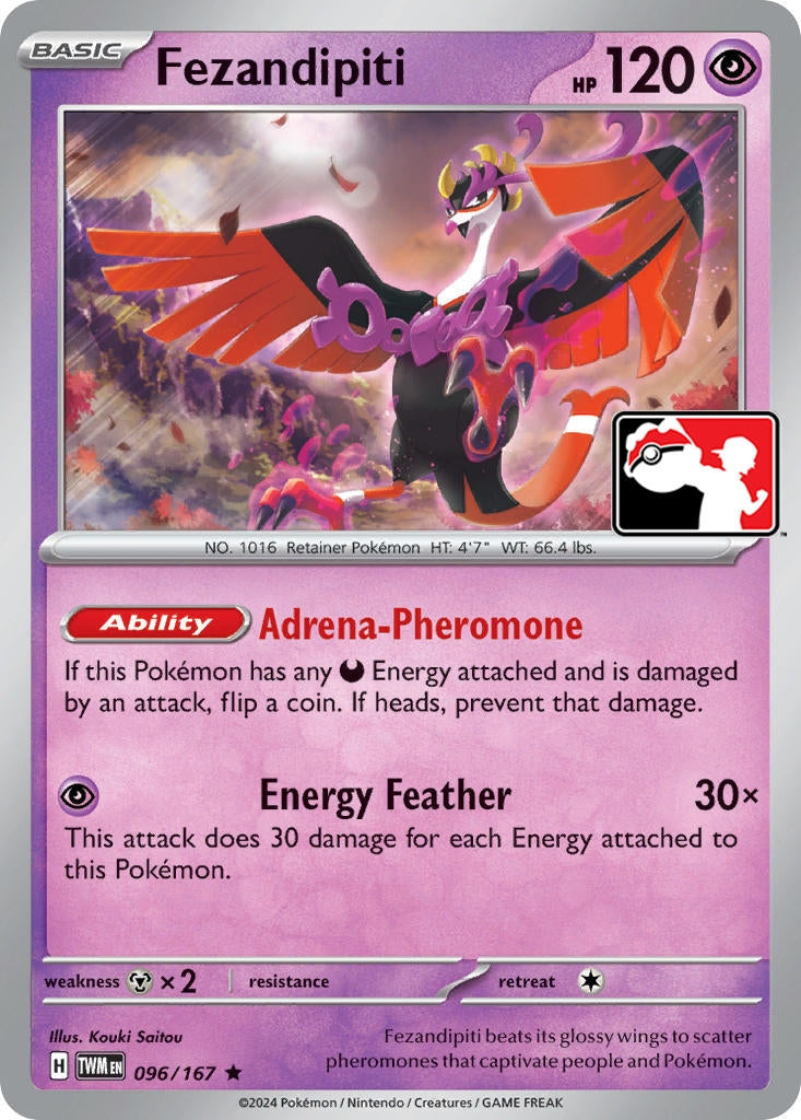 Image for Fezandipiti (096/167) (Prize Pack Series Cards) - Pokemon