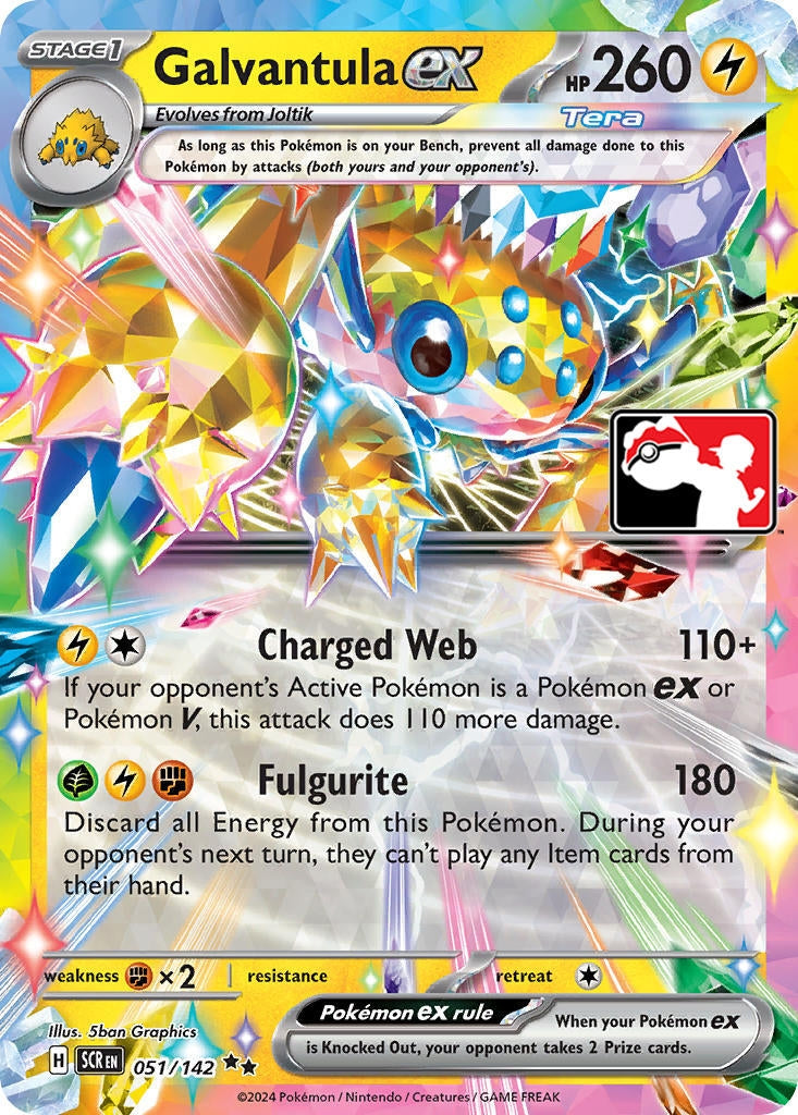 Image for Galvantula ex (051/142) (Prize Pack Series Cards) - Pokemon
